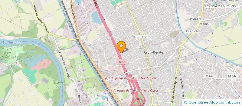 localisation de l'entreprise MONSIEUR TIMOTHEE MARTINEZ  AUCAMVILLE