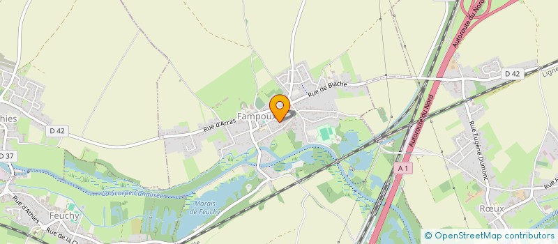 localisation de l'entreprise MONSIEUR TIMOTHEE MAUPIN  FAMPOUX