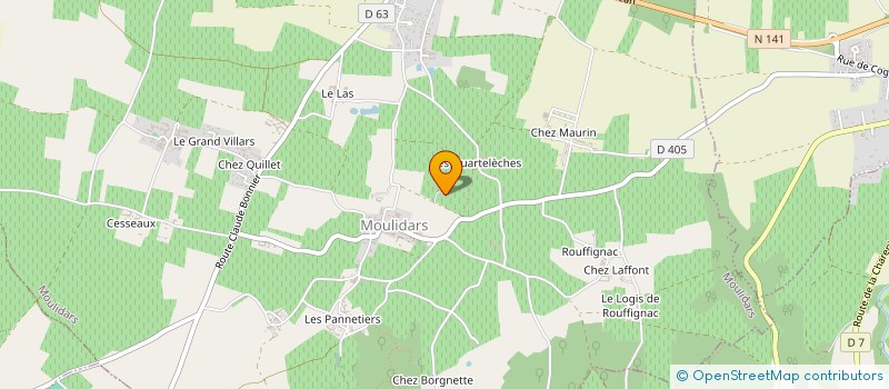 localisation de l'entreprise MONSIEUR TIMOTHEE MAURIN à MOULIDARS