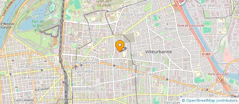 localisation de l'entreprise MONSIEUR TIMOTHEE MOM  VILLEURBANNE