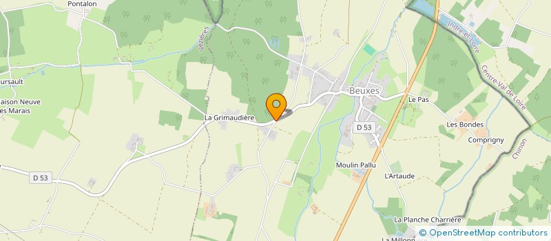 localisation de l'entreprise MONSIEUR TIMOTHEE PENOT  BEUXES