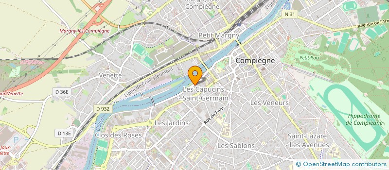 localisation de l'entreprise MONSIEUR TIMOTHEE PLACE  COMPIEGNE