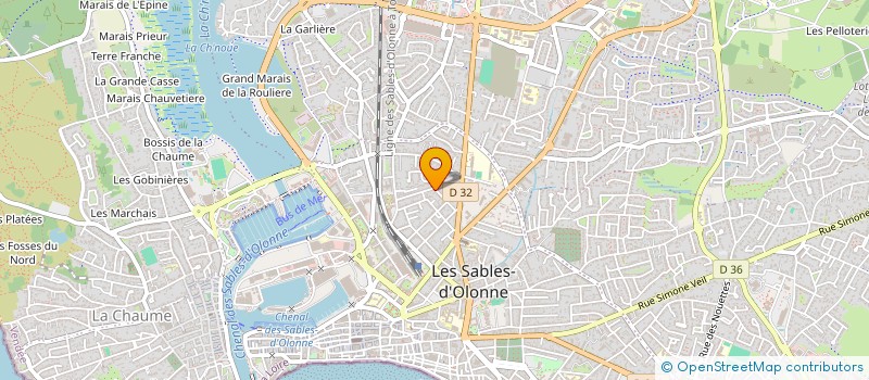 localisation de l'entreprise MONSIEUR TIMOTHEE POIRET à LES SABLES D'OLONNE