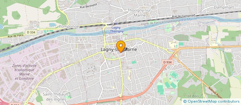 localisation de l'entreprise MONSIEUR TIMOTHEE POULARD  LAGNY-SUR-MARNE