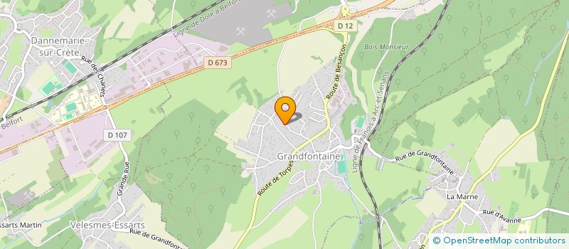 localisation de l'entreprise MONSIEUR TIMOTHEE QUANQUIN à GRANDFONTAINE