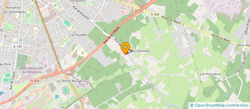localisation de l'entreprise MONSIEUR TIMOTHEE RATEL à LE MANS