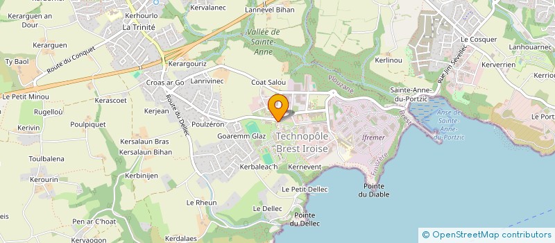 localisation de l'entreprise MONSIEUR TIMOTHEE REDOUIN à PLOUZANE