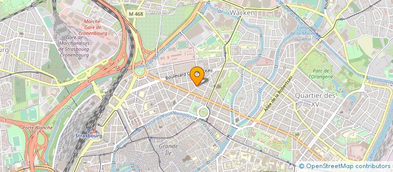 localisation de l'entreprise MONSIEUR TIMOTHEE RIGAUD à STRASBOURG