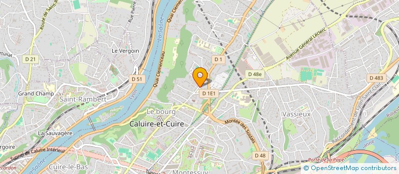 localisation de l'entreprise MONSIEUR TIMOTHEE RIOM à CALUIRE-ET-CUIRE