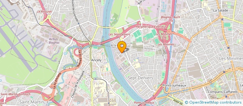 localisation de l'entreprise MONSIEUR TIMOTHEE RIVET à TOULOUSE