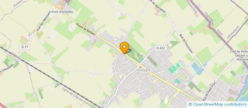 localisation de l'entreprise MONSIEUR TIMOTHEE ROBERT  NIEPPE