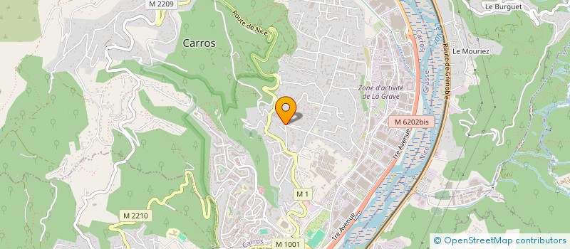 localisation de l'entreprise MONSIEUR TIMOTHEE SCATENA à CARROS