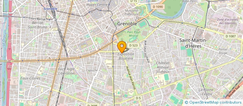 localisation de l'entreprise MONSIEUR TIMOTHEE SIM à GRENOBLE