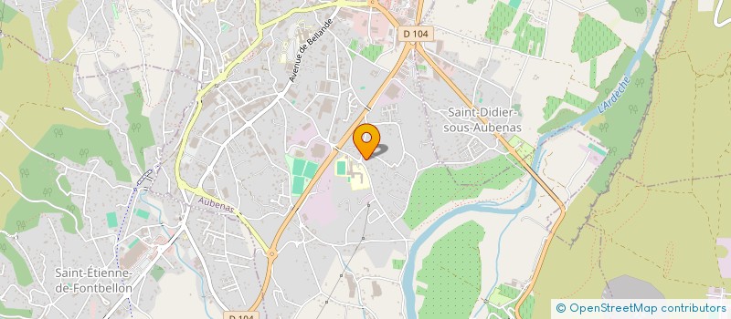 localisation de l'entreprise MONSIEUR TIMOTHEE TAREAU à AUBENAS