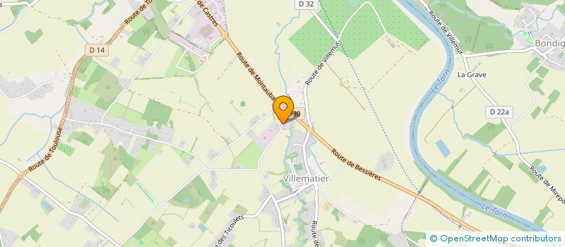 localisation de l'entreprise MONSIEUR TIMOTHEE TARON  VILLEMATIER