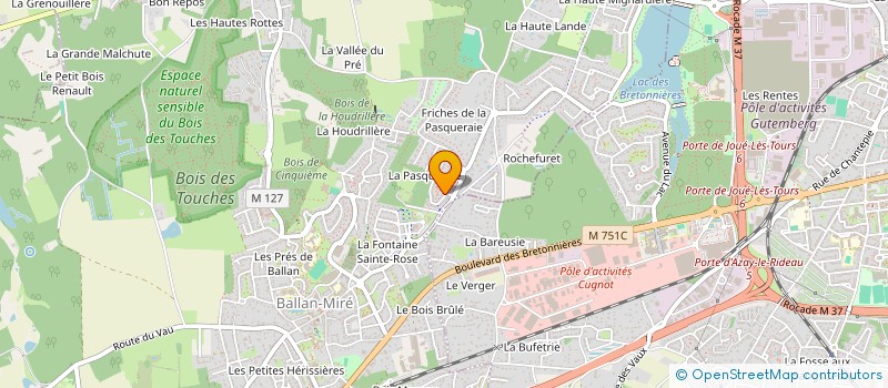 localisation de l'entreprise MONSIEUR TIMOTHEE TOULON  BALLAN-MIRE