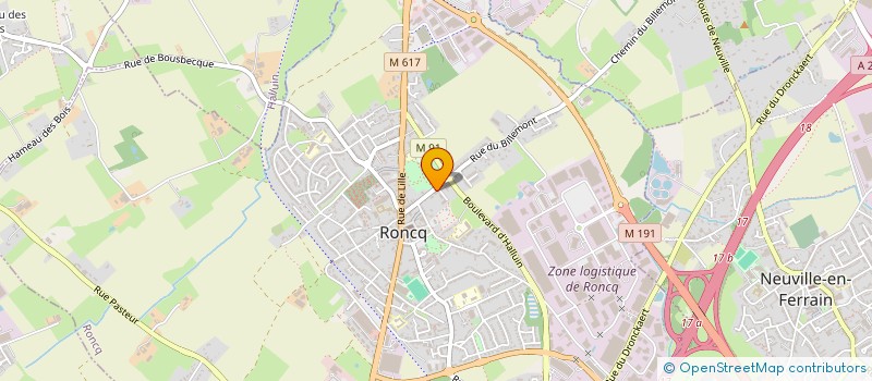 localisation de l'entreprise MONSIEUR TIMOTHEE VANCOPPENOLLE à RONCQ