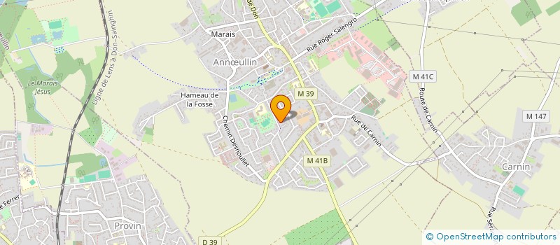 localisation de l'entreprise MONSIEUR TIMOTHEE VANPOULLE  ANNULLIN