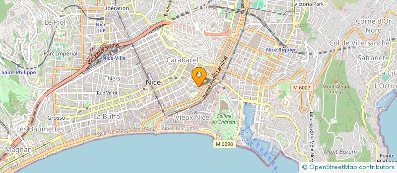localisation de l'entreprise MONSIEUR TIMOTHEE VETTER à NICE