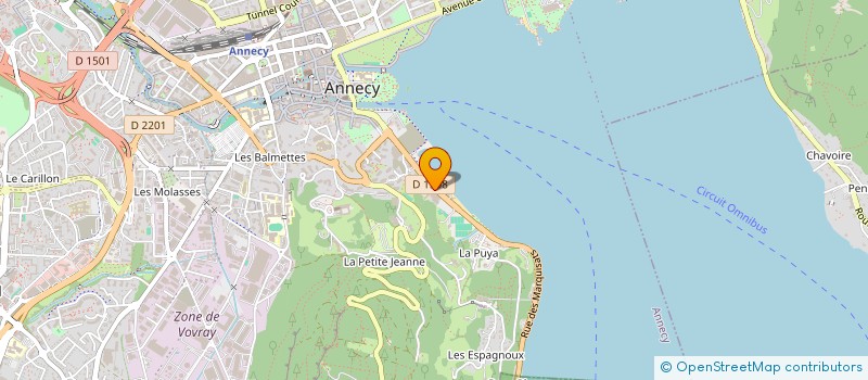 localisation de l'entreprise MONSIEUR TIMOTHEE VIERNE  ANNECY