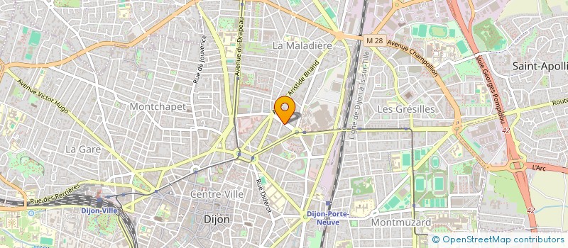 localisation de l'entreprise MONSIEUR TIMOTHEE VINSU à DIJON