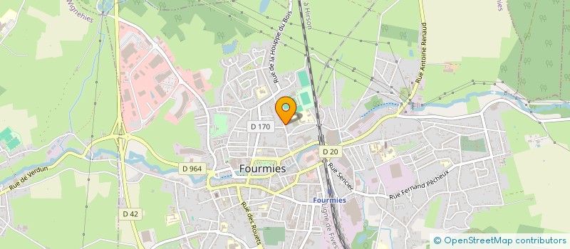 localisation de l'entreprise MONSIEUR TIMOTHY BECK  FOURMIES