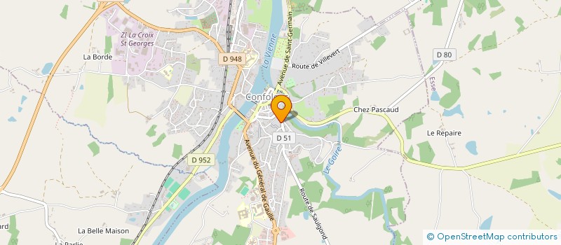 localisation de l'entreprise MONSIEUR TIMOTHY CABLE  CONFOLENS