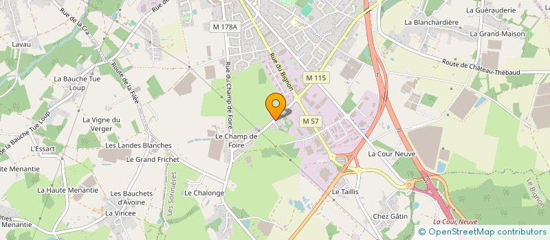 localisation de l'entreprise MONSIEUR TIMOTHY CHEVREL à LES SORINIERES