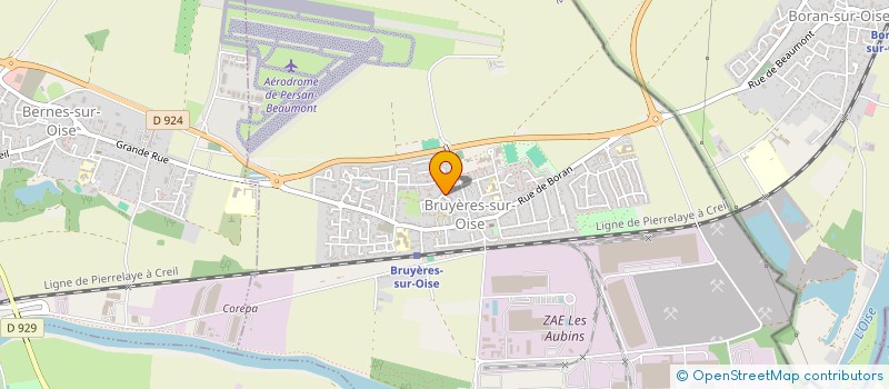 localisation de l'entreprise MONSIEUR TIMOTHY DUSSEAUX  BRUYERES-SUR-OISE