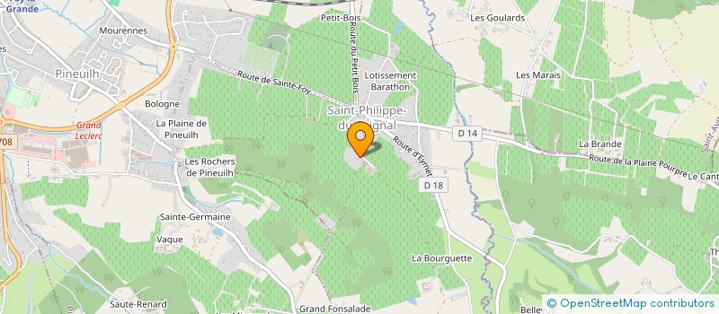 localisation de l'entreprise MONSIEUR TIMOTHY HUGGINS  SAINT-PHILIPPE-DU-SEIGNAL