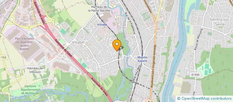 localisation de l'entreprise MONSIEUR TIMOTHY JEHANNO  VILLABE