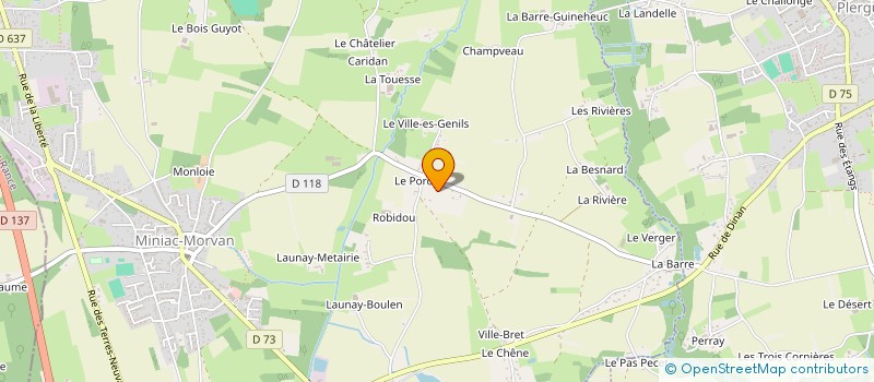 localisation de l'entreprise MONSIEUR TIMOTHY JOHNSON  MINIAC-MORVAN