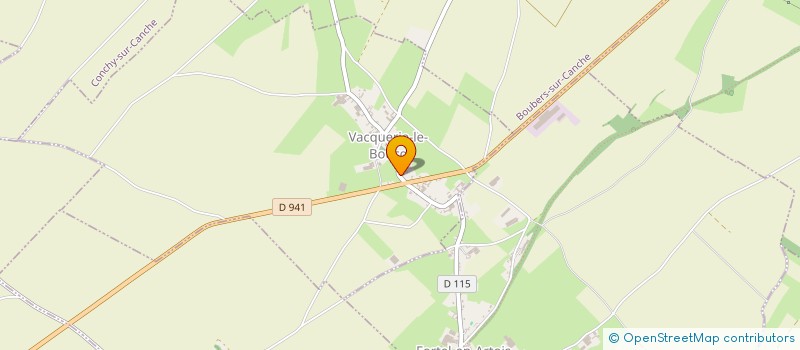 localisation de l'entreprise MONSIEUR TIMOTHY SAGE  VACQUERIE-LE-BOUCQ