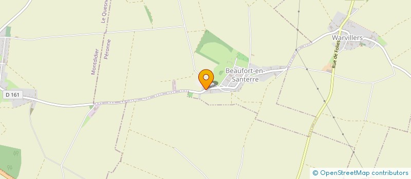 localisation de l'entreprise MONSIEUR TIMOTHY SILHAVY  BEAUFORT-EN-SANTERRE