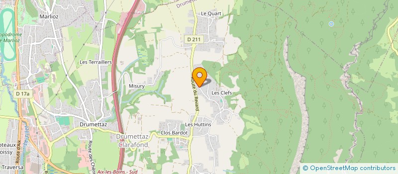 localisation de l'entreprise MONSIEUR TIMOTHY SMITH  DRUMETTAZ-CLARAFOND