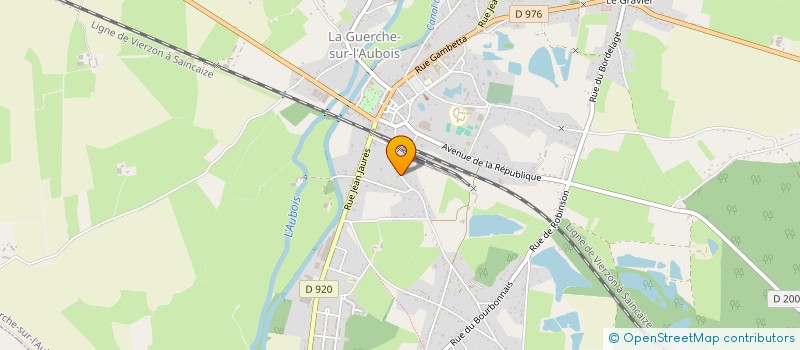 localisation de l'entreprise MONSIEUR TIMOTHY TELLIER  LA GUERCHE-SUR-L'AUBOIS