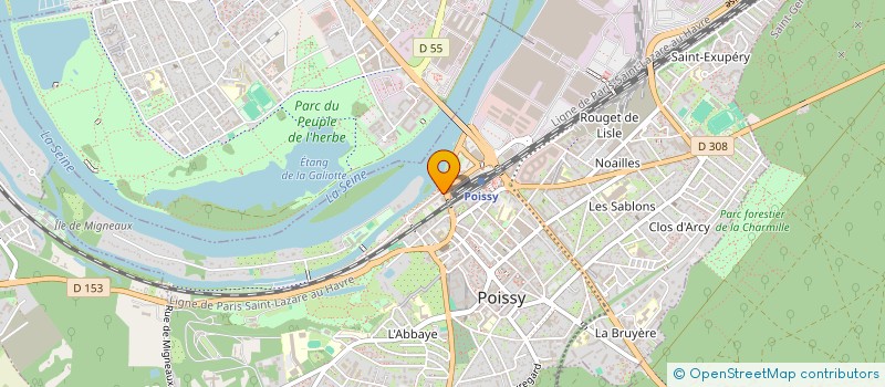 localisation de l'entreprise MONSIEUR TIMOTHY VEGUER  POISSY