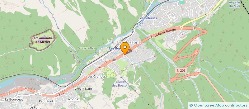 localisation de l'entreprise MONSIEUR TIMOTHY WOULDS  CHAMONIX-MONT-BLANC