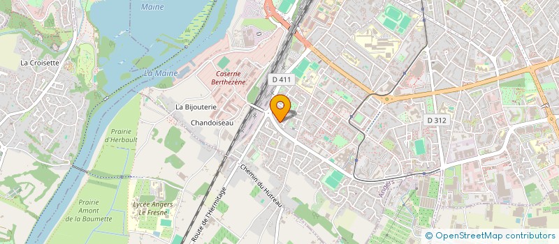 localisation de l'entreprise MONSIEUR TIMOTY DUFOYER à ANGERS