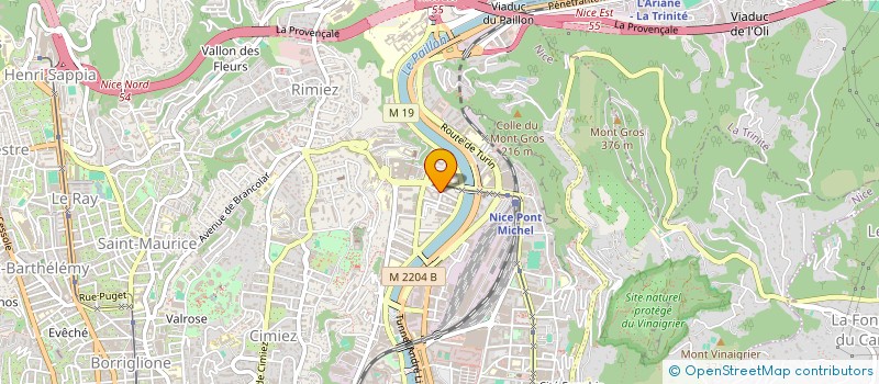 localisation de l'entreprise MONSIEUR TIMOUR AKHMEDOV à NICE