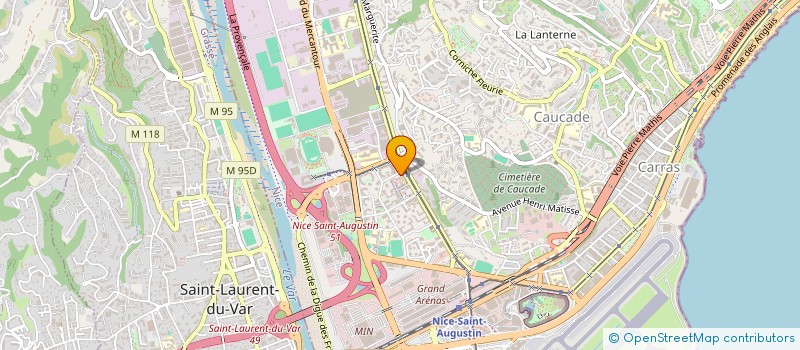 localisation de l'entreprise MONSIEUR TIMOUR ALBASTOV  NICE