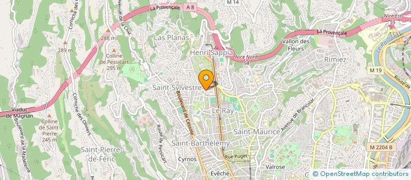 localisation de l'entreprise MONSIEUR TIMOUR KHAITAEV à NICE