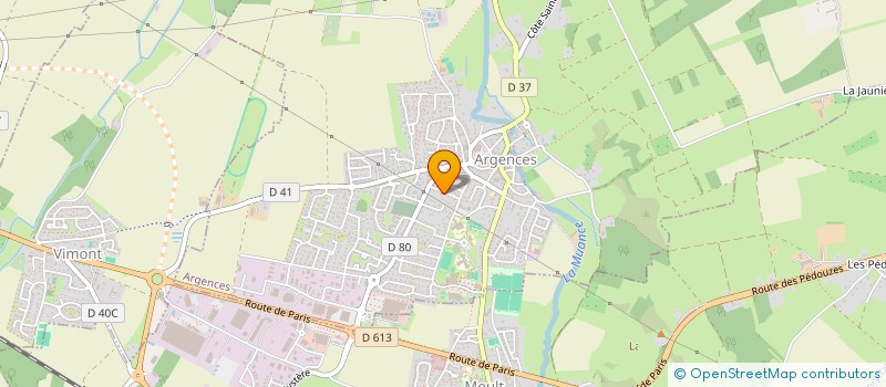 localisation de l'entreprise MONSIEUR TIMURS AVERCENKO  ARGENCES