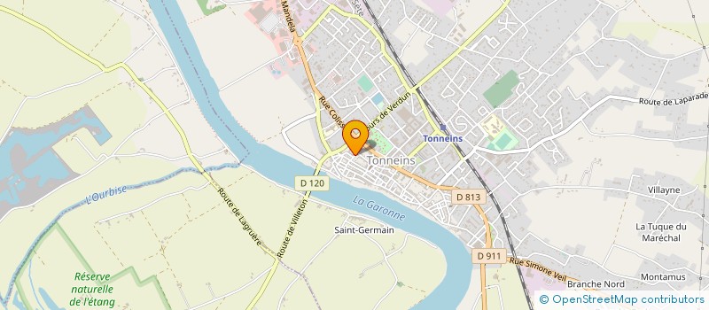 localisation de l'entreprise MONSIEUR TIMY ORIEZ  TONNEINS