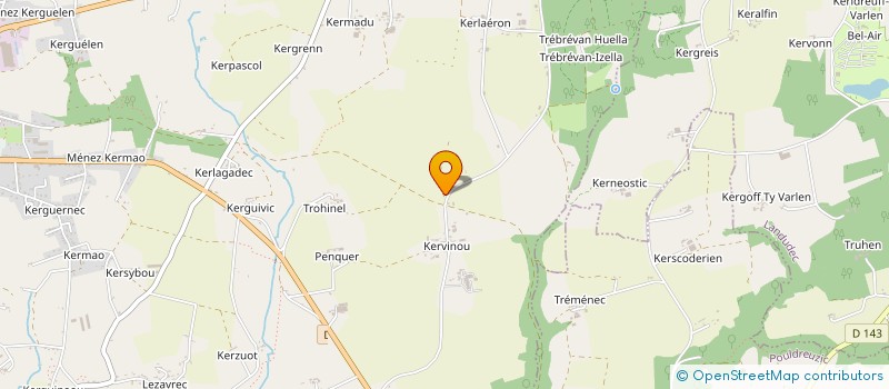 localisation de l'entreprise MONSIEUR TIN LE GALL  PLOZEVET