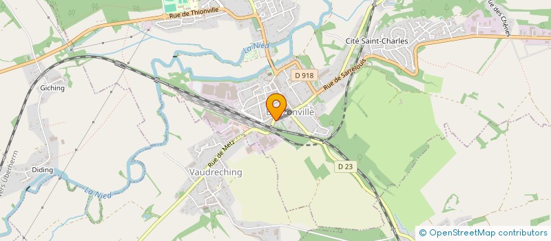 localisation de l'entreprise MONSIEUR TINO BATTISTON  BOUZONVILLE