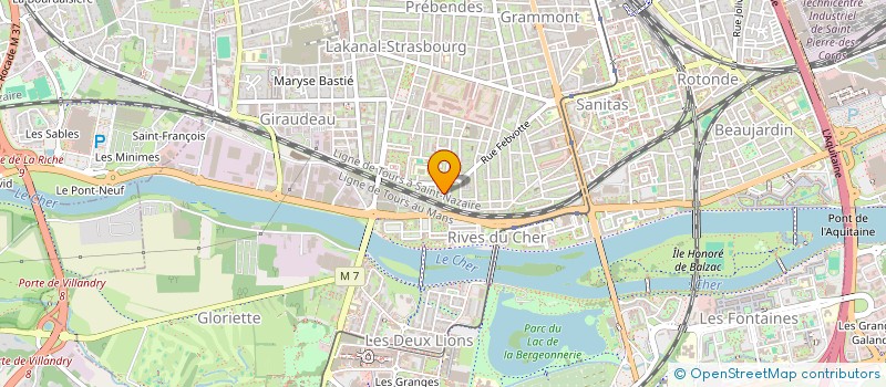 localisation de l'entreprise MONSIEUR TINO GUILLOT  TOURS