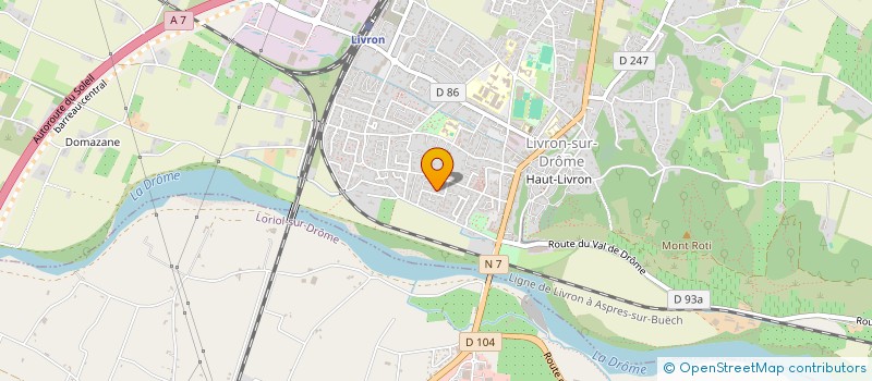 localisation de l'entreprise MONSIEUR TINO LAFLEUR  LIVRON-SUR-DROME