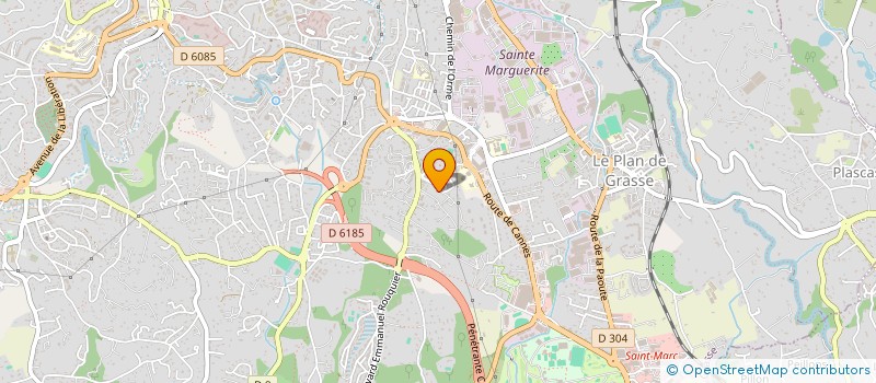 localisation de l'entreprise MONSIEUR TINO LAGRAIN  GRASSE