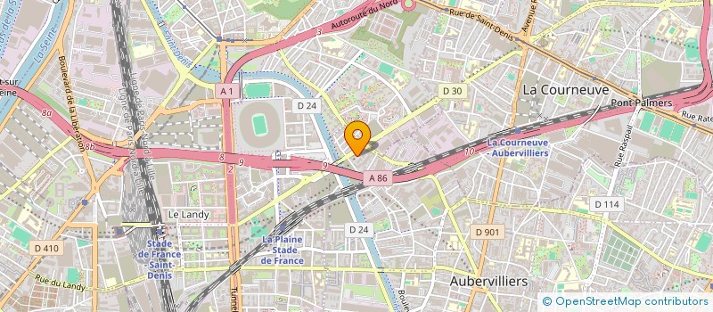 localisation de l'entreprise MONSIEUR TINO PHAIFE  AUBERVILLIERS